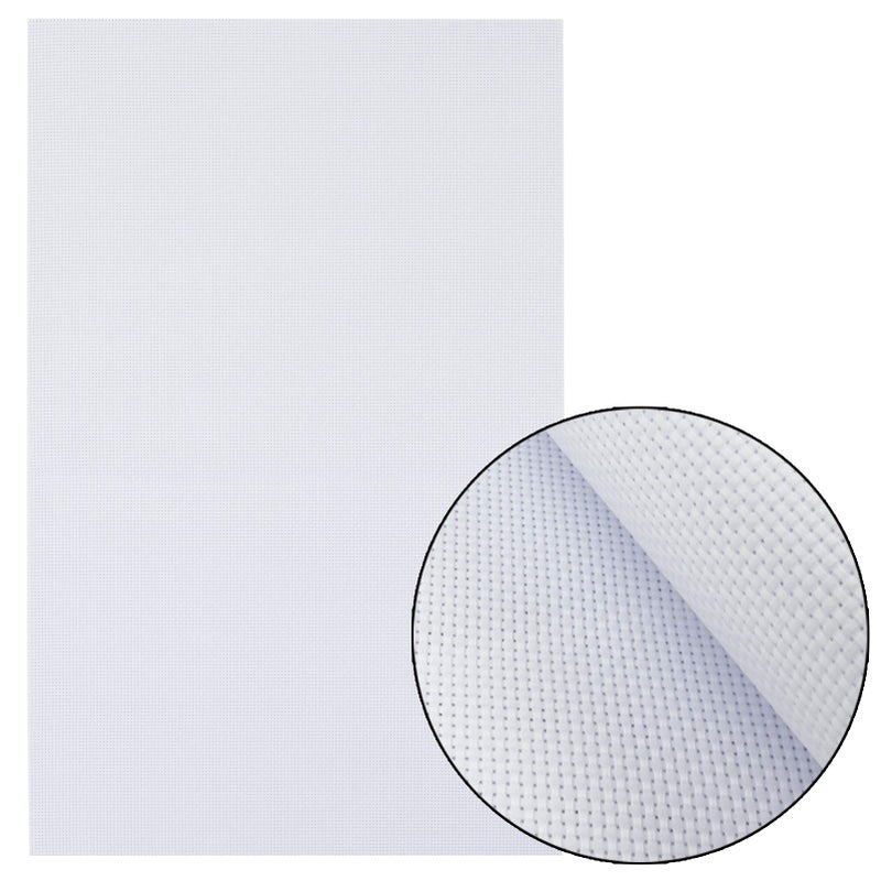 Similane 6 Pieces Aida Cloth 14 Count Cross Stitch Fabric, White, 12 by 18-Inch - Image 3
